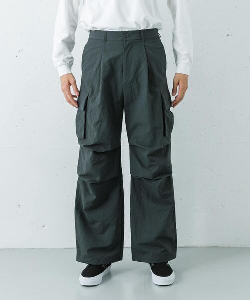 URBAN RESEARCH（アーバンリサーチ）の「URBAN RESEARCH iD　TASLAN NYLON OVER PANTS（その他パンツ・メンズ・チャコールグレー/ブラック・LARGE/MEDIUM）」の8枚目の写真