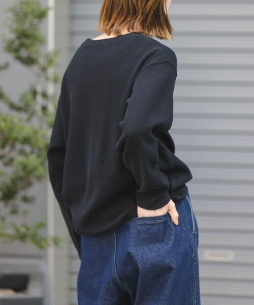 FORK&SPOON（フォークアンドスプーン）の「FORK&SPOON　メッシュロングスリーブプルオーバー（Tシャツ/カットソー・レディース・アイボリー/ブラック/チャコールグレー・1）」の20枚目の写真