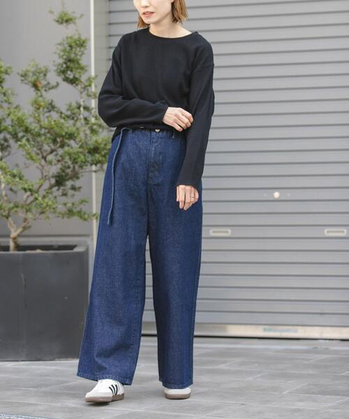 FORK&SPOON(フォークアンドスプーン)の「FORK&SPOON メッシュロングスリーブプルオーバー(Tシャツ/カットソー・レディース・アイボリー/ブラック/チャコールグレー・1)」の12枚目の写真