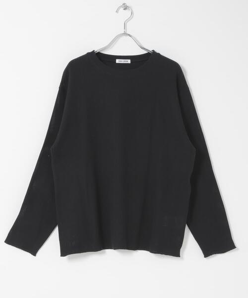FORK&SPOON(フォークアンドスプーン)の「FORK&SPOON メッシュロングスリーブプルオーバー(Tシャツ/カットソー・レディース・アイボリー/ブラック/チャコールグレー・1)」の13枚目の写真