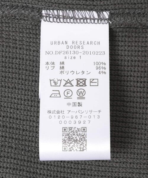 FORK&SPOON（フォークアンドスプーン）の「FORK&SPOON　メッシュロングスリーブプルオーバー（Tシャツ/カットソー・レディース・アイボリー/ブラック/チャコールグレー・1）」の13枚目の写真