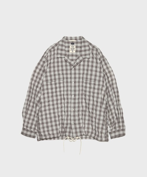 nanamica（ナナミカ）の「【nanamica / ナナミカ】Palaka Check Shirt（シャツ/ブラウス・メンズ・グレー/ネイビー・M/S）」の2枚目の写真