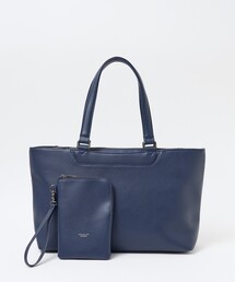 ABAHOUSE les essentiels（アバハウスレエッセンシャル アバハウス エッセンシャル）の「【ABAHOUSE　les essentiels】 定番トートバッグ / スプリットレザー/シュリンク/クラッチバッグ付き / ブリーフバッグ /A4サイズ対応（トートバッグ）」