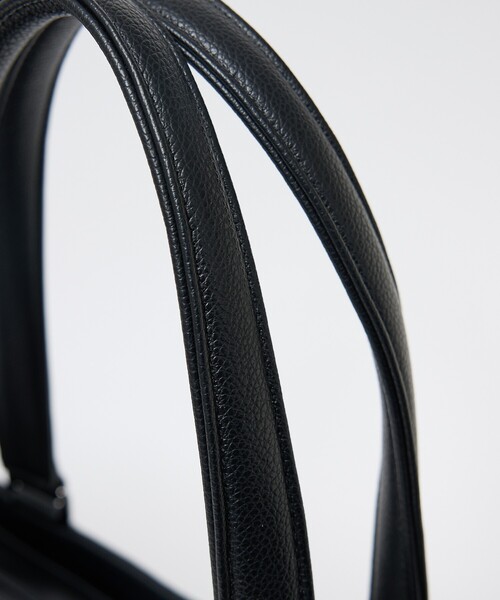 ABAHOUSE les essentiels（アバハウスレエッセンシャル アバハウス エッセンシャル）の「【ABAHOUSE　les essentiels】 定番トートバッグ / スプリットレザー/シュリンク/クラッチバッグ付き / ブリーフバッグ /A4サイズ対応（トートバッグ・メンズ・ブラック/ネイビー/グレー・フリー）」の19枚目の写真