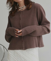 ad thie | ワッフル コンパクト カーディガン(カーディガン/ボレロ)