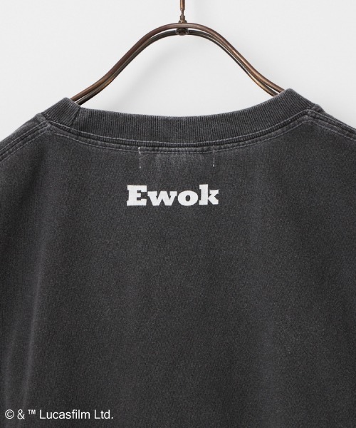 GOOD ROCK SPEED（グッドロックスピード）の「[GOOD ROCK SPEED/グッドロックスピード] 別注 / STAR WARS / EWOK / プリントTシャツ / ディズニー【追加】（Tシャツ/カットソー・レディース・チャコール・XL/L/M）」の7枚目の写真