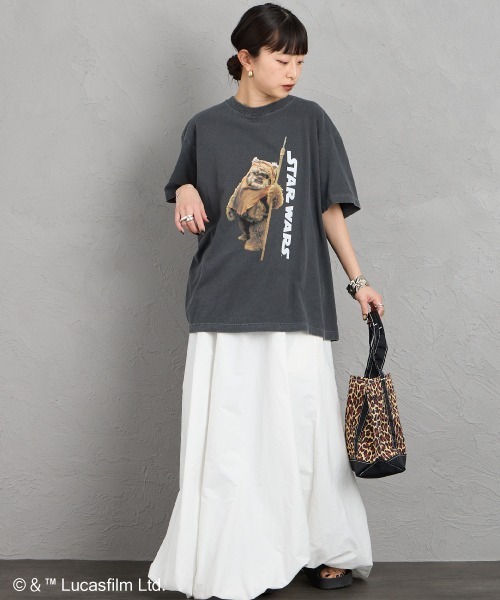 GOOD ROCK SPEED（グッドロックスピード）の「[GOOD ROCK SPEED/グッドロックスピード] 別注 / STAR WARS / EWOK / プリントTシャツ / ディズニー【追加】（Tシャツ/カットソー・レディース・チャコール・XL/L/M）」の10枚目の写真