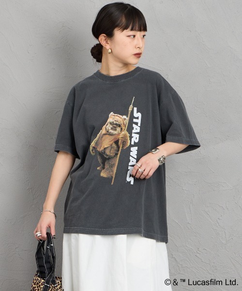 GOOD ROCK SPEED（グッドロックスピード）の「[GOOD ROCK SPEED/グッドロックスピード] 別注 / STAR WARS / EWOK / プリントTシャツ / ディズニー【追加】（Tシャツ/カットソー・レディース・チャコール・XL/L/M）」の13枚目の写真