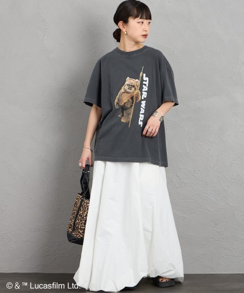 GOOD ROCK SPEED（グッドロックスピード）の「[GOOD ROCK SPEED/グッドロックスピード] 別注 / STAR WARS / EWOK / プリントTシャツ / ディズニー【追加】（Tシャツ/カットソー・レディース・チャコール・XL/L/M）」の16枚目の写真
