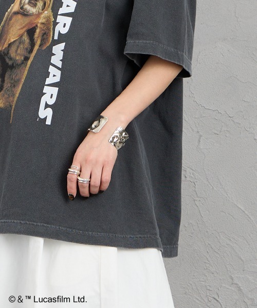 GOOD ROCK SPEED（グッドロックスピード）の「[GOOD ROCK SPEED/グッドロックスピード] 別注 / STAR WARS / EWOK / プリントTシャツ / ディズニー【追加】（Tシャツ/カットソー・レディース・チャコール・XL/L/M）」の2枚目の写真