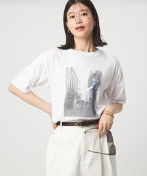 【WEB限定】＜at ease＞アソート フォトプリント ショートスリーブ カットソー
