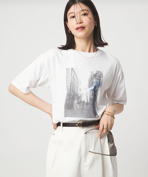 WEB限定】＜at ease＞アソート フォトプリント ショートスリーブ