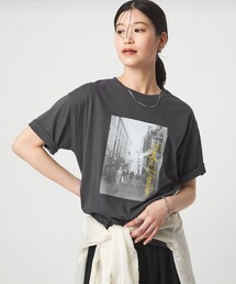 green label relaxing | 【WEB限定】<at ease>アソート フォトプリント ショートスリーブ カットソー(Tシャツ/カットソー)