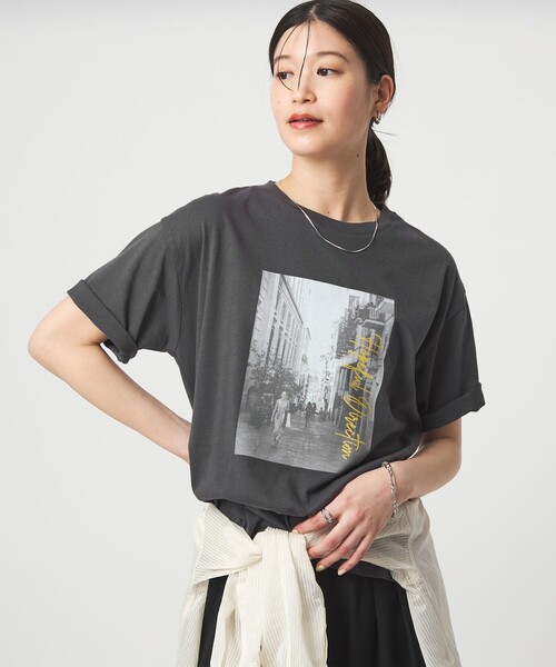 WEB限定】＜at ease＞アソート フォトプリント ショートスリーブ