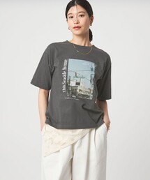 【WEB限定】＜at ease＞アソート フォトプリント ショートスリーブ カットソー