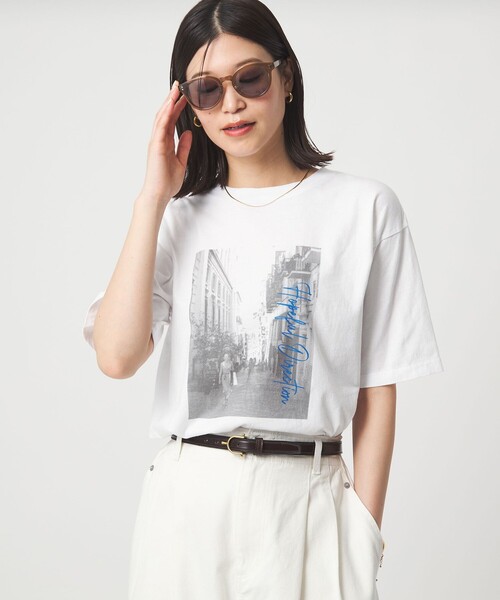 green label relaxing（グリーンレーベルリラクシング）の「【WEB限定】＜at ease＞アソート フォトプリント ショートスリーブ カットソー（Tシャツ/カットソー・レディース・その他4/その他1/その他2/その他3・36/38）」の5枚目の写真