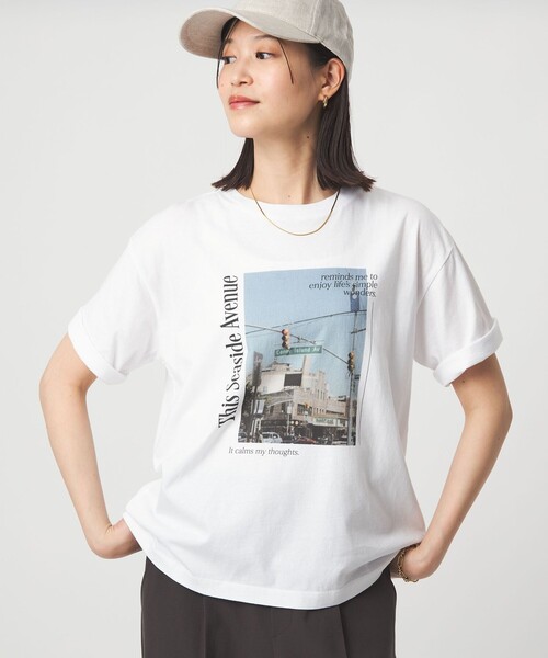 green label relaxing（グリーンレーベルリラクシング）の「【WEB限定】＜at ease＞アソート フォトプリント ショートスリーブ カットソー（Tシャツ/カットソー・レディース・その他4/その他1/その他2/その他3・36/38）」の13枚目の写真