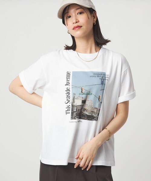 green label relaxing（グリーンレーベルリラクシング）の「【WEB限定】＜at ease＞アソート フォトプリント ショートスリーブ カットソー（Tシャツ/カットソー・レディース・その他4/その他1/その他2/その他3・36/38）」の14枚目の写真