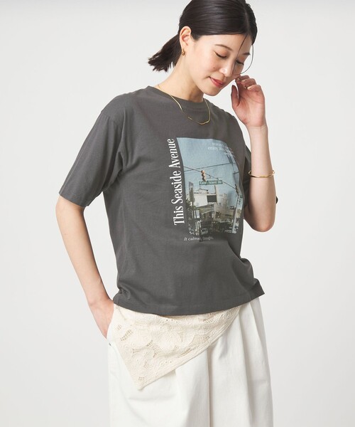 green label relaxing（グリーンレーベルリラクシング）の「【WEB限定】＜at ease＞アソート フォトプリント ショートスリーブ カットソー（Tシャツ/カットソー・レディース・その他4/その他1/その他2/その他3・36/38）」の17枚目の写真
