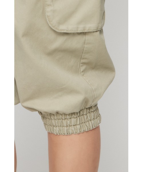 LAGUA GEM（ラグアジェム）の「HEM SHIRRING SABRINA パンツ（カーゴパンツ・レディース・ブラック/ライトベージュ/カーキ・X-SMALL/SMALL/MEDIUM）」の16枚目の写真