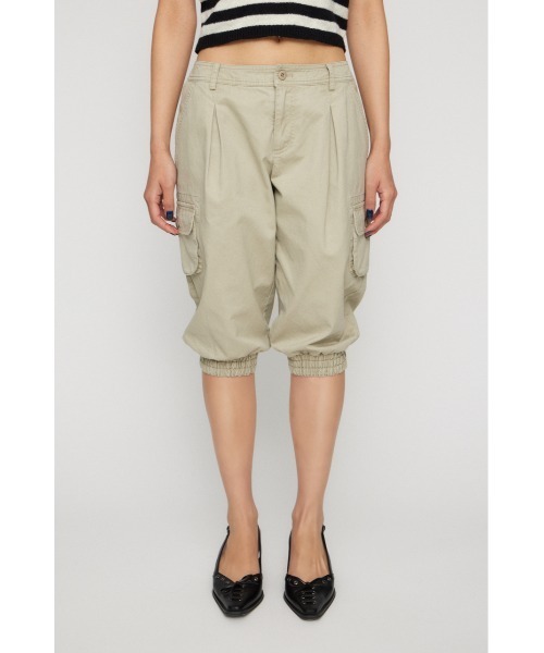 LAGUA GEM（ラグアジェム）の「HEM SHIRRING SABRINA パンツ（カーゴパンツ・レディース・ブラック/ライトベージュ/カーキ・X-SMALL/SMALL/MEDIUM）」の8枚目の写真