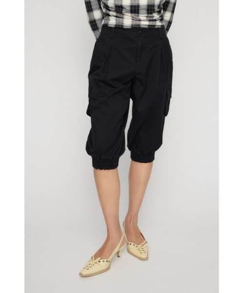 LAGUA GEM（ラグアジェム）の「HEM SHIRRING SABRINA パンツ（カーゴパンツ・レディース・ブラック/ライトベージュ/カーキ・X-SMALL/SMALL/MEDIUM）」の17枚目の写真