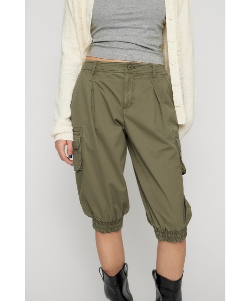 LAGUA GEM（ラグアジェム）の「HEM SHIRRING SABRINA パンツ（カーゴパンツ・レディース・ブラック/ライトベージュ/カーキ・X-SMALL/SMALL/MEDIUM）」の20枚目の写真