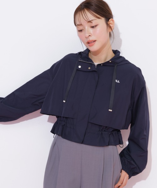 JILL by JILL STUART（ジルバイジルスチュアート）の「レイヤードジャケット（その他アウター・レディース・ネイビー/ベージュ/ホワイト・FREE）」の3枚目の写真