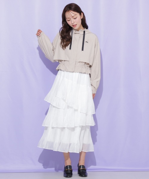 JILL by JILL STUART（ジルバイジルスチュアート）の「レイヤードジャケット（その他アウター・レディース・ネイビー/ベージュ/ホワイト・FREE）」の16枚目の写真