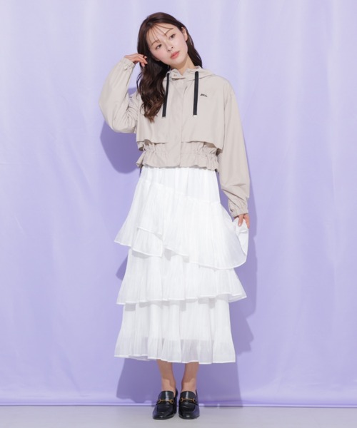 JILL by JILL STUART（ジルバイジルスチュアート）の「レイヤードジャケット（その他アウター・レディース・ネイビー/ベージュ/ホワイト・FREE）」の13枚目の写真