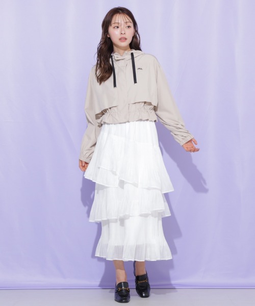 JILL by JILL STUART（ジルバイジルスチュアート）の「レイヤードジャケット（その他アウター・レディース・ネイビー/ベージュ/ホワイト・FREE）」の15枚目の写真