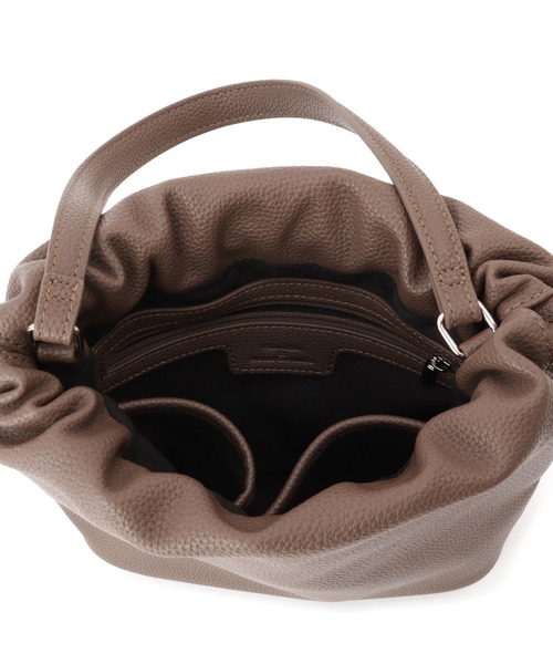 le cercle ADAM ET ROPE'(ルセルクルアダムエロペ)の「新色追加【George Cinq(ジョルジュサンク)】DRAWSTRING BAG(S)/WEB限定(トートバッグ・レディース・イエロー系その他/グレー系その他/ブラック/ブラウン系・FREE)」の6枚目の写真