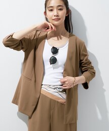 INDIVI｜インディヴィのノーカラージャケット通販 - ZOZOTOWN