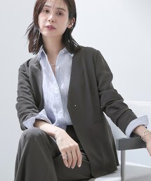 INDIVI｜インディヴィのノーカラージャケット通販 - ZOZOTOWN