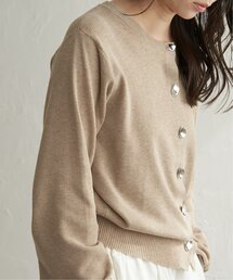ニュアンスボタンカーディガン