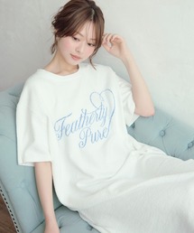 eMutille（エミュティーユ）の「fluffy one-piece  SS / 半袖モコモコワンピース（ルームワンピース）」