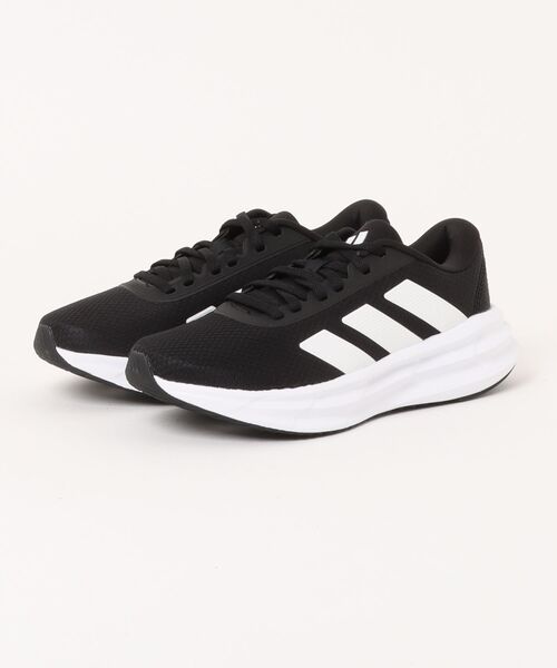 adidas(アディダス)の「【adidas】GALAXY RUN(スニーカー・レディース・ブラック×ホワイト・22.5cm/23.0cm/23.5cm/24.0cm/24.5cm)」の1枚目の写真