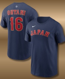 NIKE（ナイキ）の「NIKE World Baseball Classic 2026 日本代表 ネーム&ナンバー Tシャツ（Tシャツ/カットソー）」