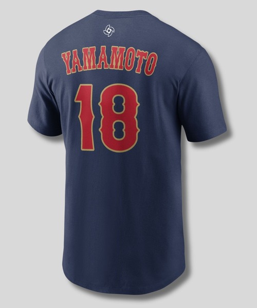 NIKE(ナイキ)の「【NIKE/ナイキ】 World Baseball Classic 2026 日本代表 ネーム&ナンバー Tシャツ(Tシャツ/カットソー・メンズ・ネイビー系3/ネイビー系4/ネイビー系2/ネイビー系1・M/L/XL)」の9枚目の写真