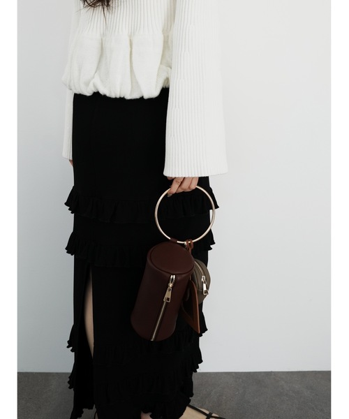 Katrin TOKYO(カトリーントーキョー)の「frill tiered skirt(スカート・レディース・アイボリー/ブラック・XS/FREE)」の20枚目の写真