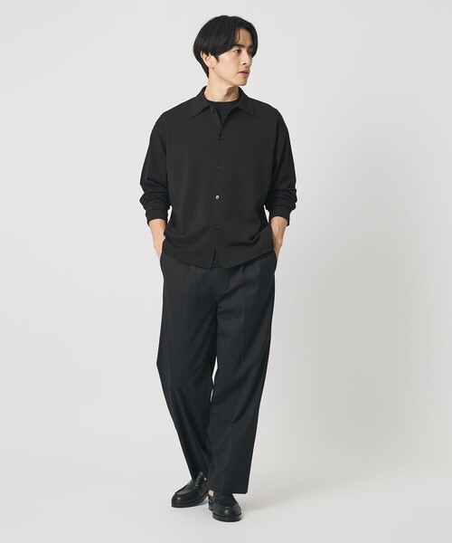 BEAUTY&YOUTH UNITED ARROWS(ビューティーアンドユースユナイテッドアローズ)の「デオドラント ニット シャツ 抗菌防臭 ウォッシャブル(カーディガン/ボレロ・メンズ・ダークグレー/ブラック・L/XL/M/S)」の6枚目の写真