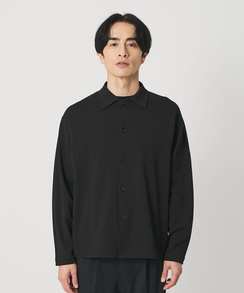 BEAUTY&YOUTH UNITED ARROWS(ビューティーアンドユースユナイテッドアローズ)の「デオドラント ニット シャツ 抗菌防臭 ウォッシャブル(カーディガン/ボレロ・メンズ・ダークグレー/ブラック・L/XL/M/S)」の8枚目の写真
