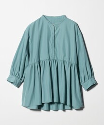 A DAY IN THE LIFE UNITED ARROWS（アデイインザライフユナイテッドアローズ）の「ペプラム ギャザー ブラウス 7分袖＜A DAY IN THE LIFE＞（シャツ/ブラウス）」