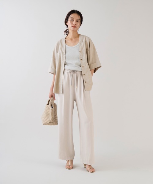 marmors（マルモア）の「【marmors】グリッターベーシックタンクトップ（タンクトップ・レディース・チャコールグレー/オートミール/ゴールド/シルバー・36）」の10枚目の写真