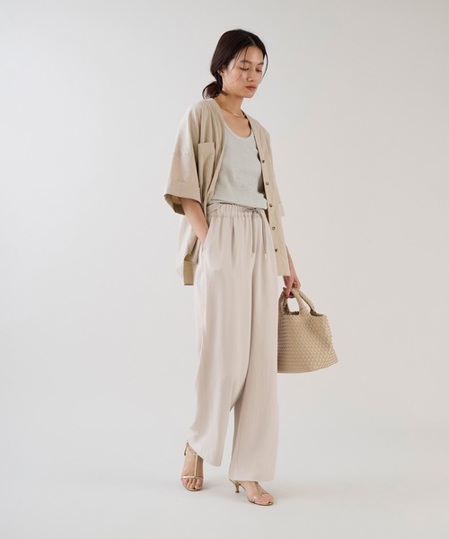 marmors（マルモア）の「【marmors】グリッターベーシックタンクトップ（タンクトップ・レディース・チャコールグレー/オートミール/ゴールド/シルバー・36）」の12枚目の写真