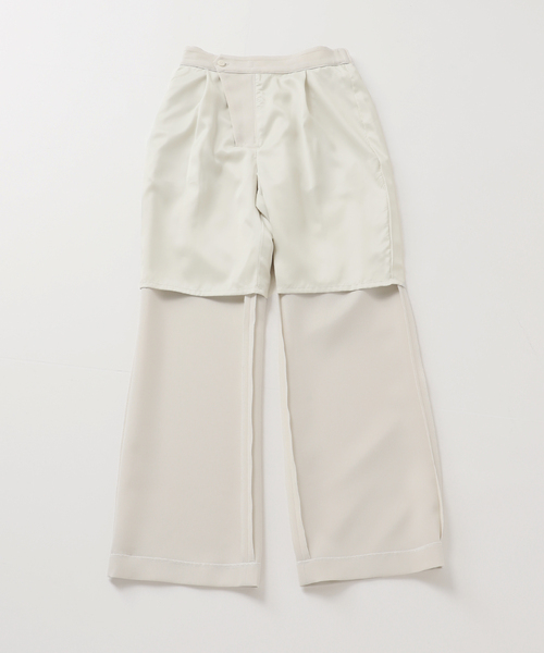 FRAMeWORK（フレームワーク）の「《追加》ライトダブルクロスイージースラックス2（スラックス・レディース・アイボリー/ブラック/ベージュ・40/38/36）」の14枚目の写真