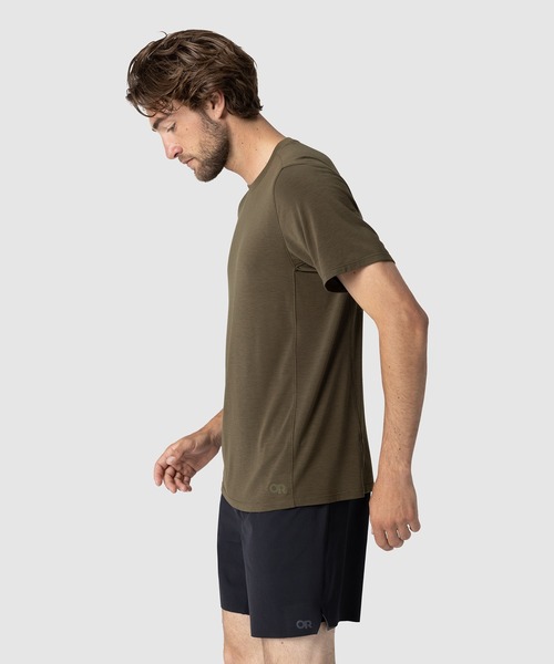 OUTDOOR RESEARCH（アウトドアリサーチ）の「OUTDOOR RESEARCH/アウトドアリサーチ Eclipse Sun T-Shirt/エクリプスTシャツ（Tシャツ/カットソー・メンズ・ブラック/ダークオリーブ・LARGE/MEDIUM）」の4枚目の写真