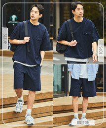 FREAK'S STORE（フリークスストア）の「SOLOTEX パッカブル ショートスリーブ トラベルセットアップ ミニバッグ付き（Tシャツ/カットソー）」