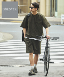 FREAK'S STORE（フリークスストア）の「SOLOTEX パッカブル ショートスリーブ トラベルセットアップ ミニバッグ付き（Tシャツ/カットソー）」