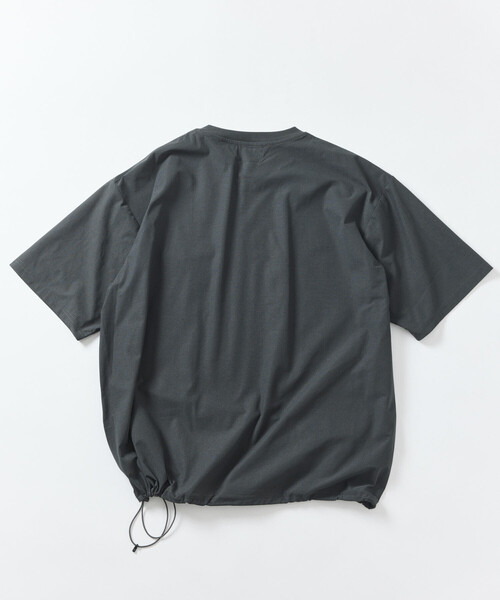 FREAK'S STORE(フリークスストア)の「パッカブル ショートスリーブ トラベルセットアップ Fabric by SOLOTEX(R) ミニバッグ付き 吸水速乾(Tシャツ/カットソー・メンズ・チャコールグレー/ブラック/グレー系その他/オリーブ/ブラウン/ネイビー・SMALL/MEDIUM/LARGE)」の14枚目の写真